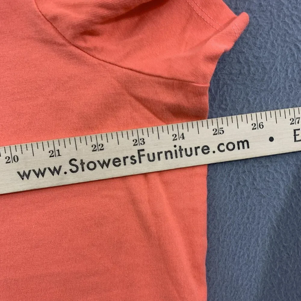 Life Is Good Shirt Womens 2XL Orange Crusher Tee Wine Glass Graphic Cotton NWT - Picture 8 of 10